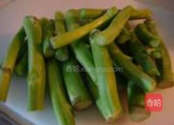 芥蓝花虾球的做法图解2