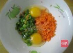 青椒胡萝卜煎饼的做法图解3