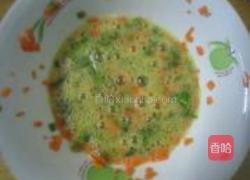 青椒胡萝卜煎饼的做法图解4