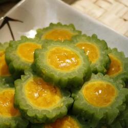 蛋黄苦瓜酿的做法[图]
