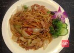 什锦肉丝炒面的做法图解5