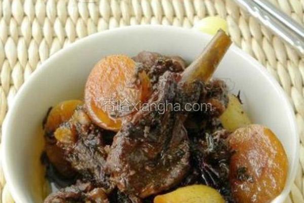 土豆花雕酒焖鸭块