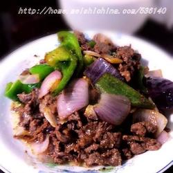 青椒蚝油烩牛肉的做法[图]
