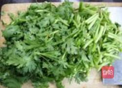 茼蒿香干小炒的做法图解2