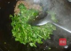 西洋菜肉末炒饭的做法图解6