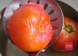 桂花糖拌西红柿的做法图解1