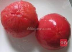桂花糖拌西红柿的做法图解2