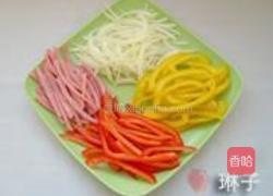 蚝油三丝杏鲍菇的做法图解2