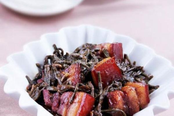 干豇豆红烧肉
