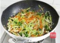 蔬菜炒面的做法图解4