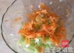 西瓜皮鸡肉饼的做法图解4