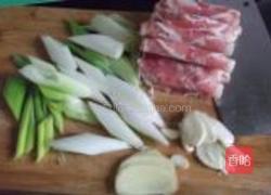 京葱炒羊肉的做法图解2