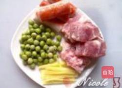 排骨蟹棒粥的做法图解3