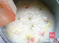 排骨蟹棒粥的做法图解6