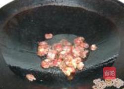 腊肠炒芥蓝菜的做法图解3