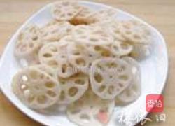 姜汁藕片的做法图解1