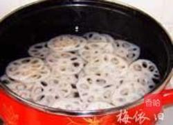 姜汁藕片的做法图解4