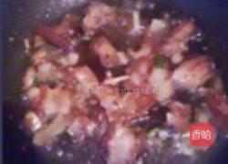 莴笋小炒烧肉片的做法图解4