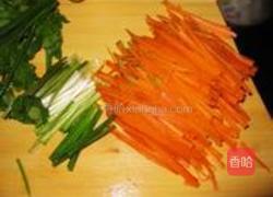 薯粉拌三丝的做法图解2