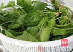 猪肝配菠菜的做法图解7