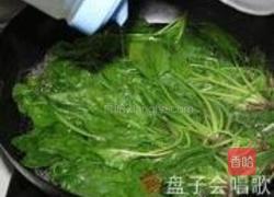 猪肝配菠菜的做法图解9