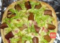 茄子生菜披萨的做法图解13