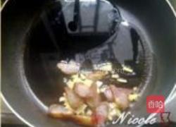 韭花香干炒腊肉的做法图解3
