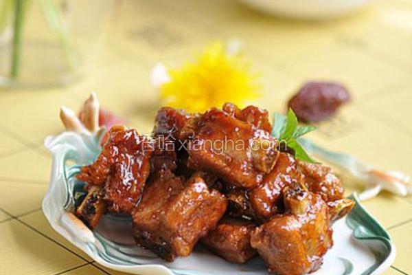 茄汁话梅排骨