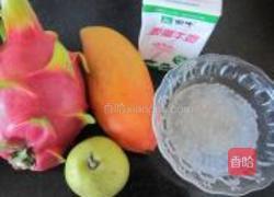 牛奶水果西米露的做法图解1