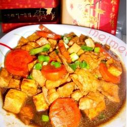 五香豆腐萝卜卤肉的做法[图]