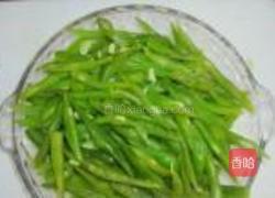 辣炒四季豆丝的做法图解4