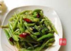 辣炒四季豆丝的做法图解9