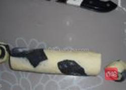 竹炭双色馒头的做法图解10