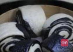 竹炭双色馒头的做法图解14