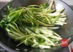 清鲜椒丝腐乳空心菜的做法图解3
