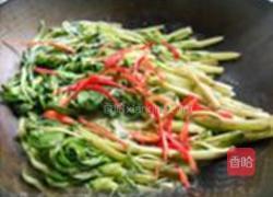 清鲜椒丝腐乳空心菜的做法图解6