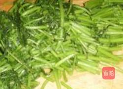 蒜蓉茼蒿的做法图解3