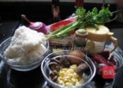 黄油牛肉粒炒饭的做法图解1