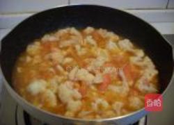 西红柿炒菜花的做法图解6