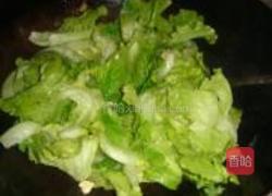 生菜炒鸡蛋的做法图解4