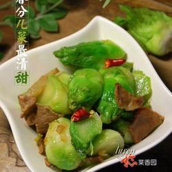 儿菜炒肉片的做法[图]