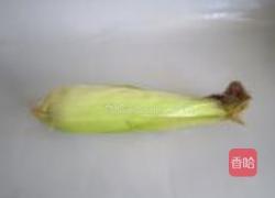 鲜玉米水果粥的做法图解1