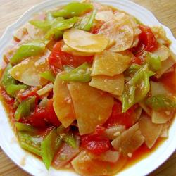 番茄尖椒土豆片的做法[图]