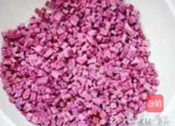 紫薯蜜枣粽的做法图解3