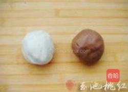 双色心形米酒汤圆的做法图解3
