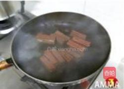 青蒜胡萝卜炒鸭血的做法图解3