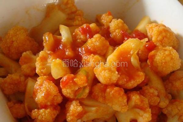 番茄烩菜花
