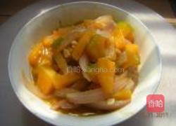 洋葱炒南瓜的做法图解5