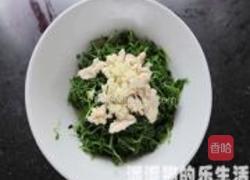 嫩桃仁拌豆尖的做法图解5