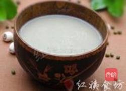 百合莲子豆浆的做法图解8